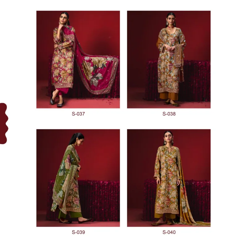 Gulaab By Kimora Sohni Kanjivaram Printed Salwar Suits